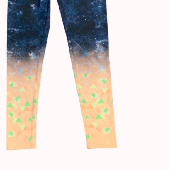 Onzie Yoga Leggings Multicolored Galaxy M/L - Picture 5 of 16